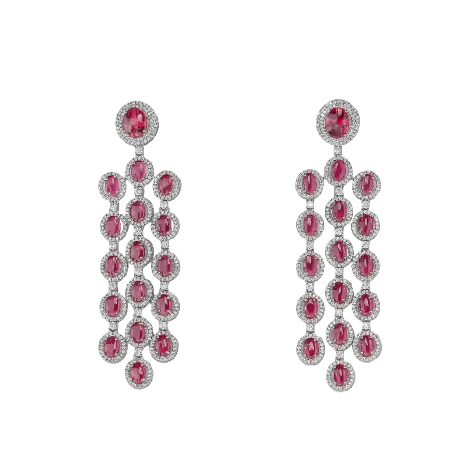 Julitte Red Earrings
