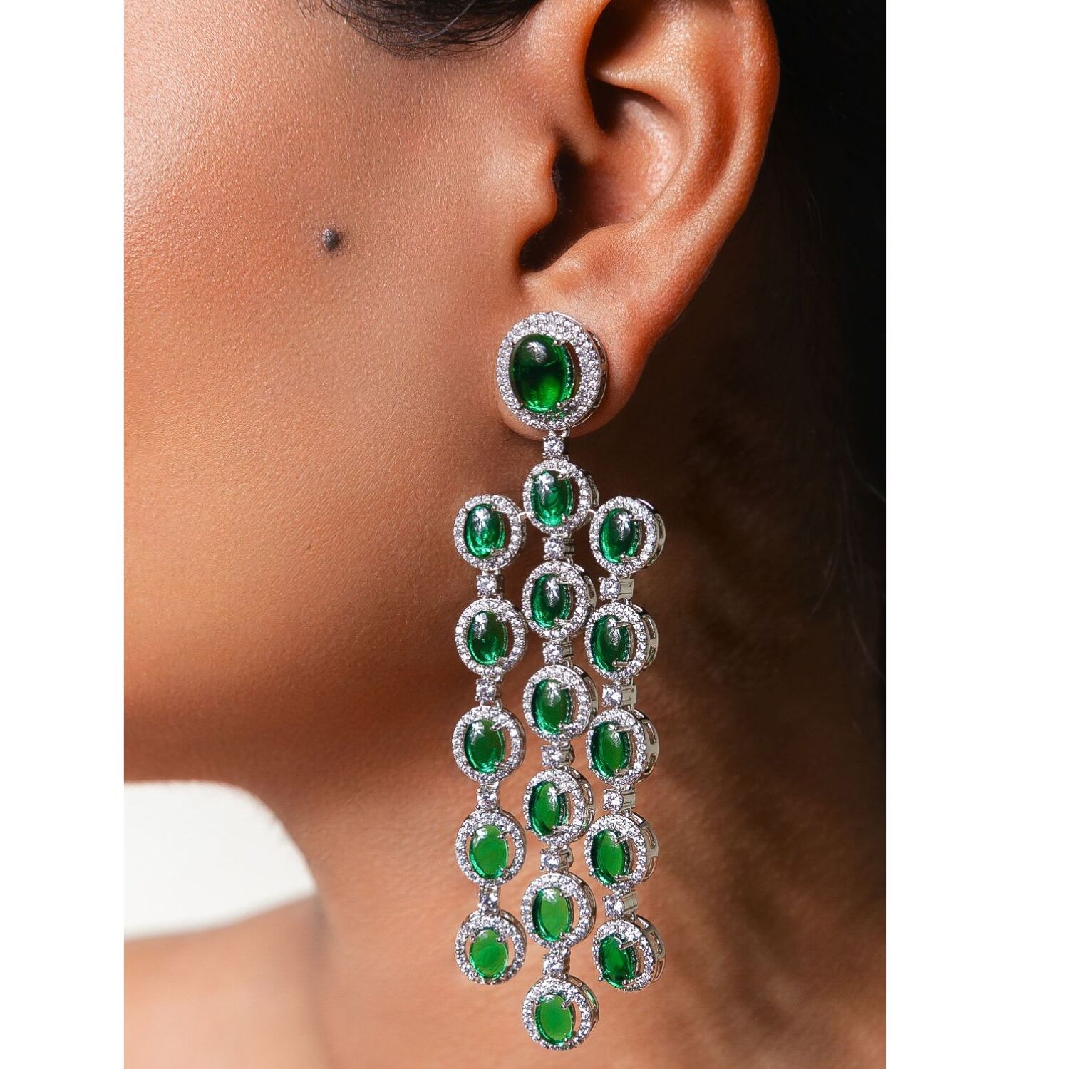 Julitte Green Earrings