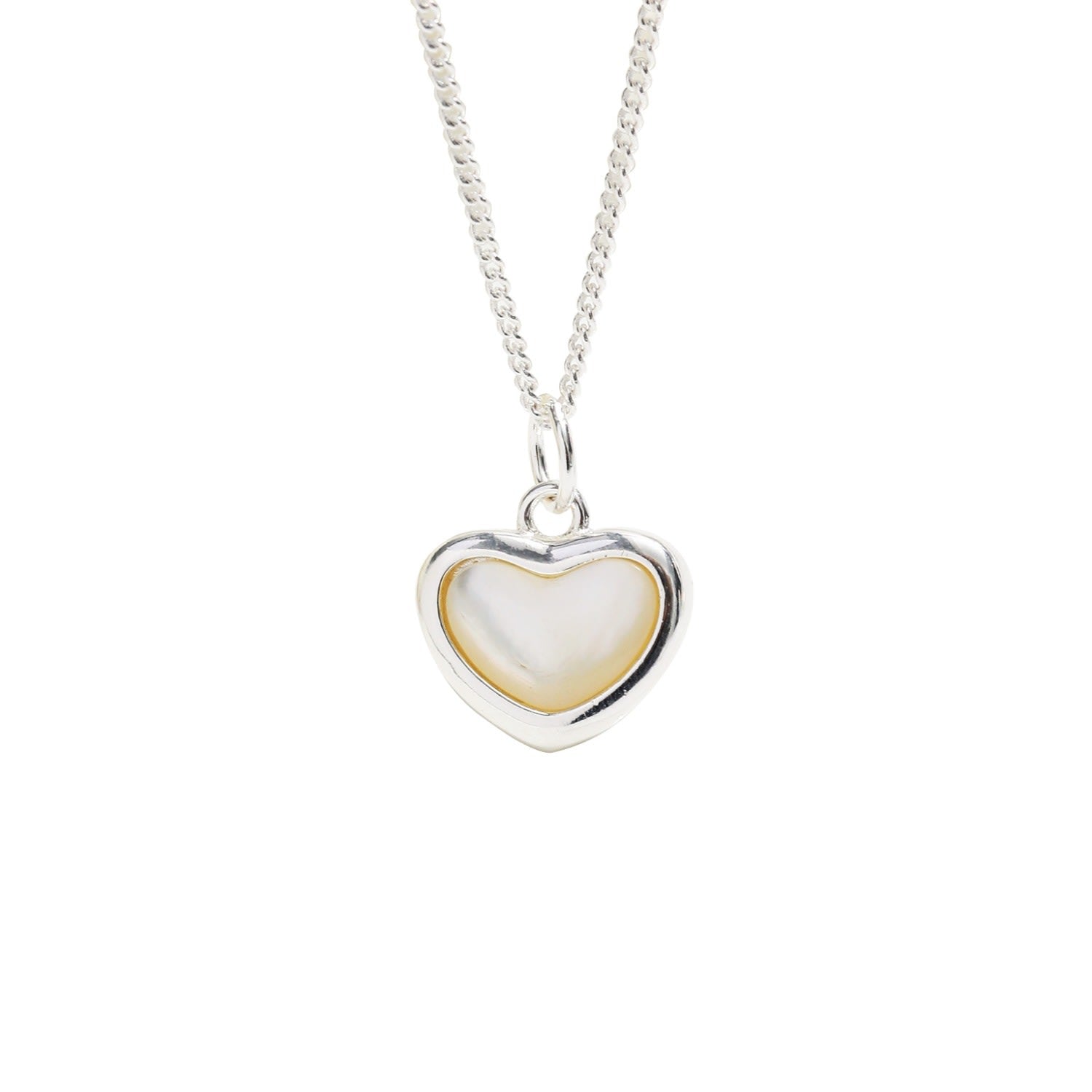 Sterling Silver Heart Pendant Necklace