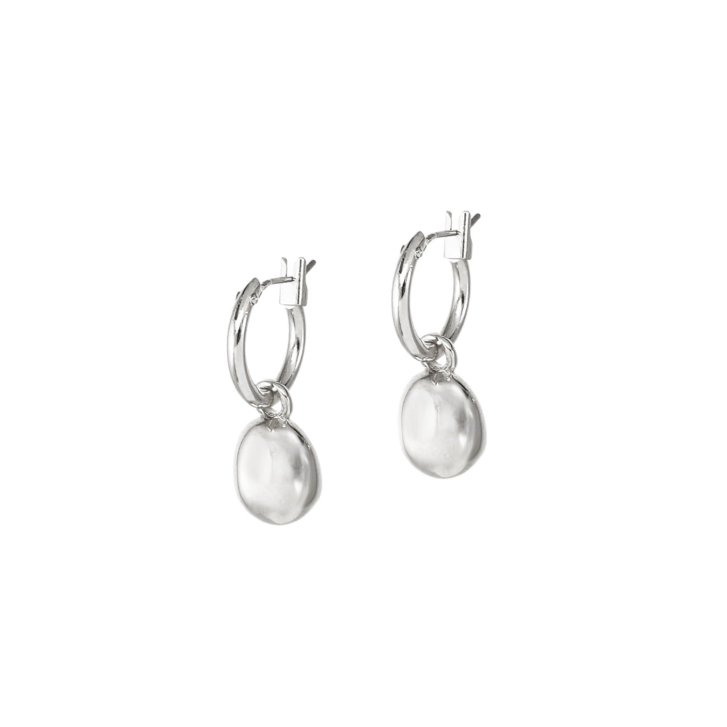 Galina 2-In-1 Hoops Mini Silver