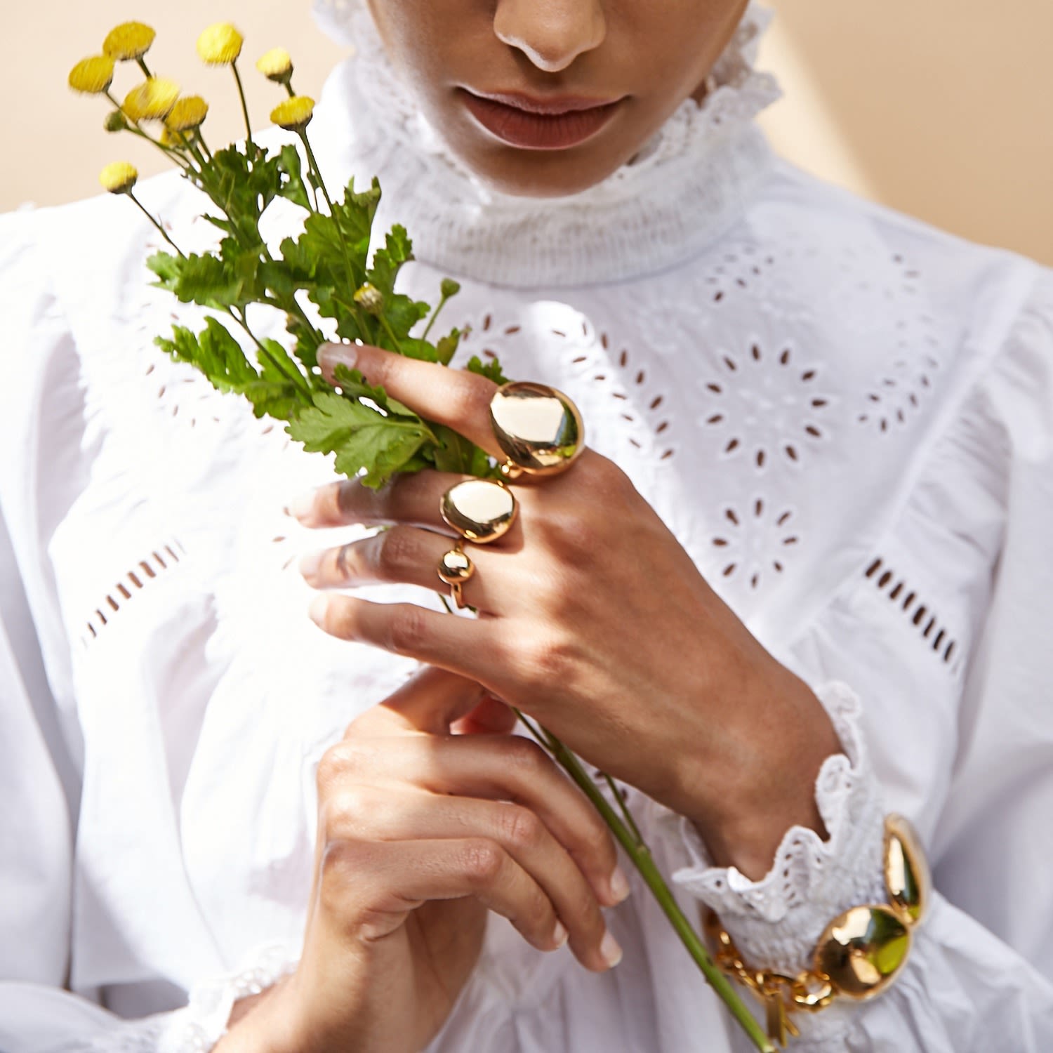 Galina Ring Large Gold