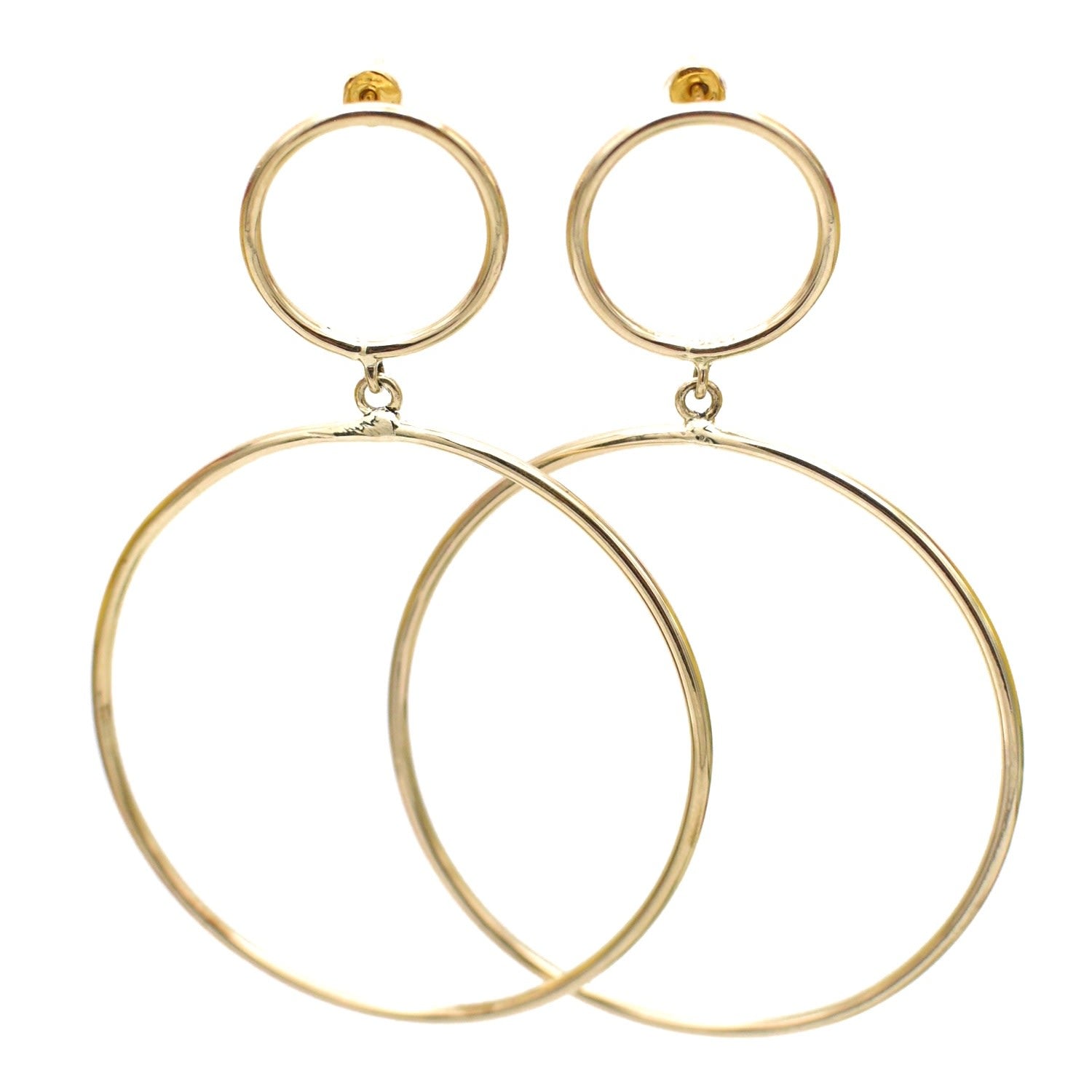 Duo-Circle Earrings