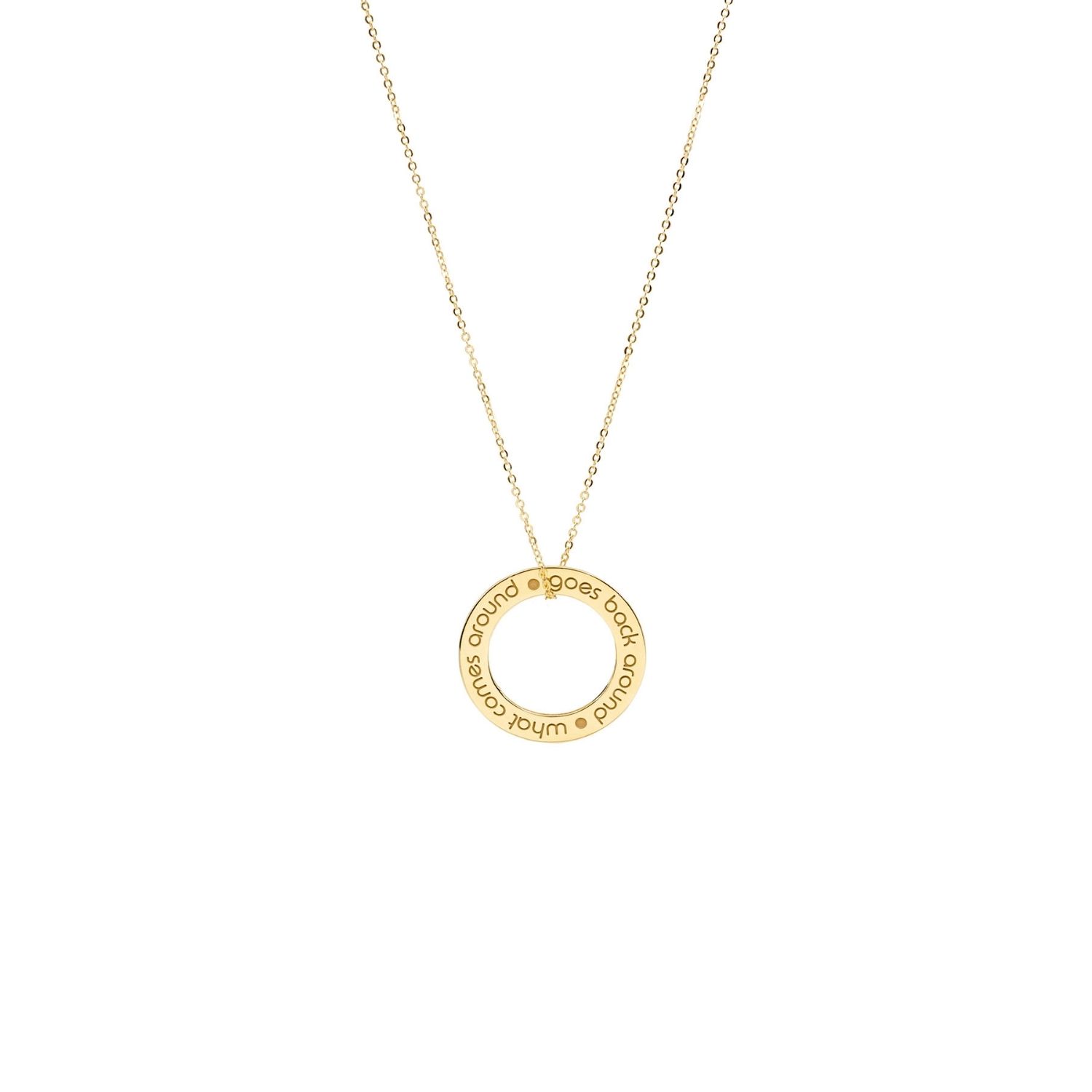 Karma - Inspirational Pendant Necklace