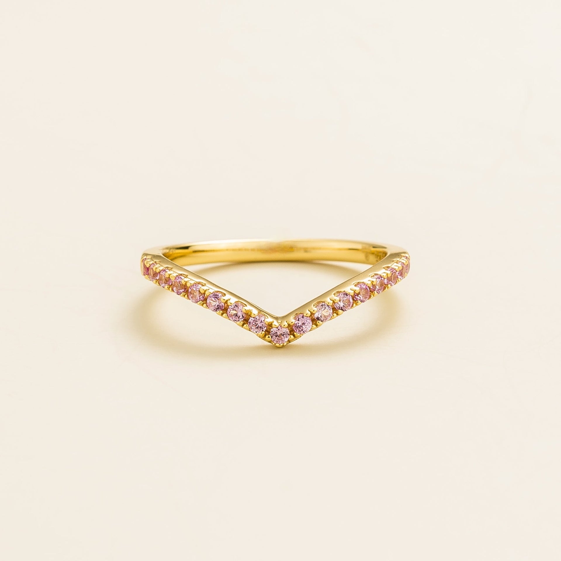 Kasso Ring In Pink Sapphire Set In Gold
