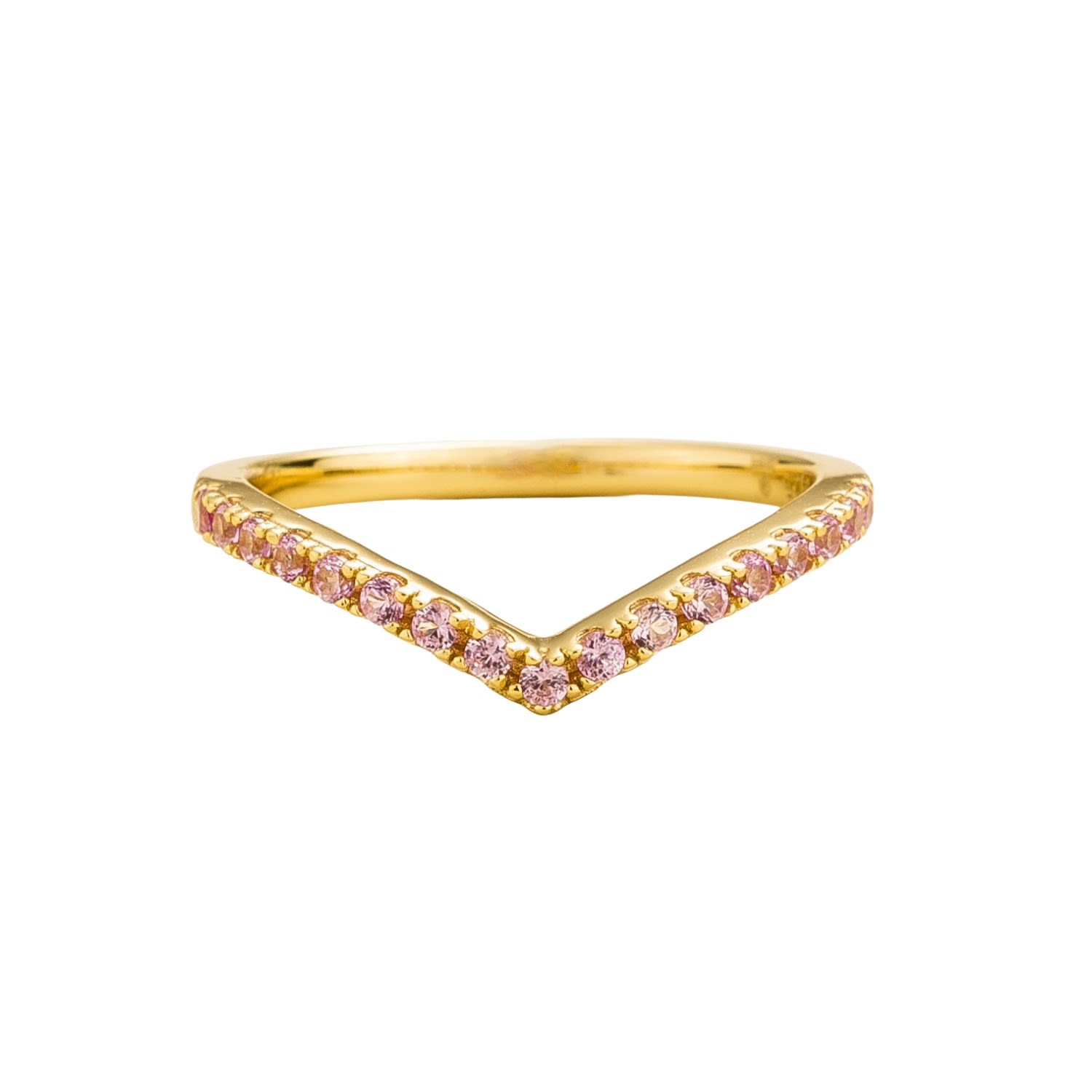 Kasso Ring In Pink Sapphire Set In Gold