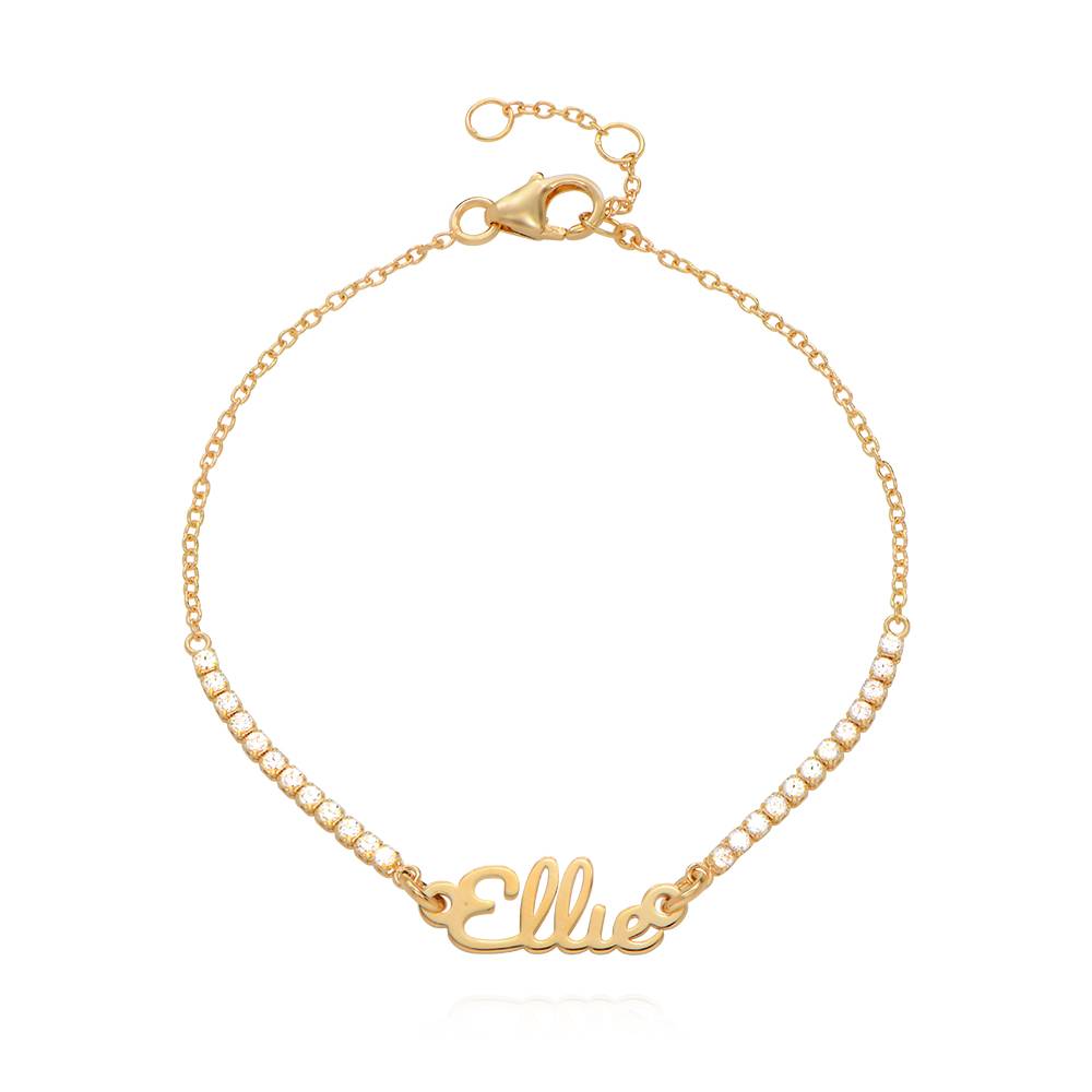 Kate Name Tennis Bracelet in 18K Gold Vermeil