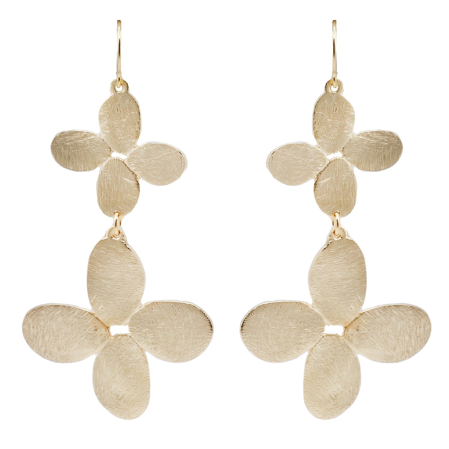 Kaui Double Flower Earrings