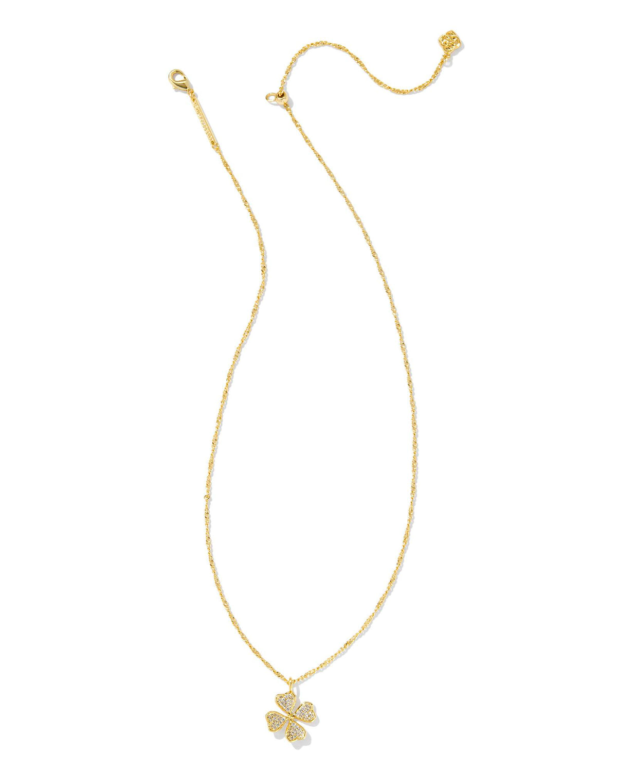 clover-gold-short-pendant-necklace-in-white-swarovski
