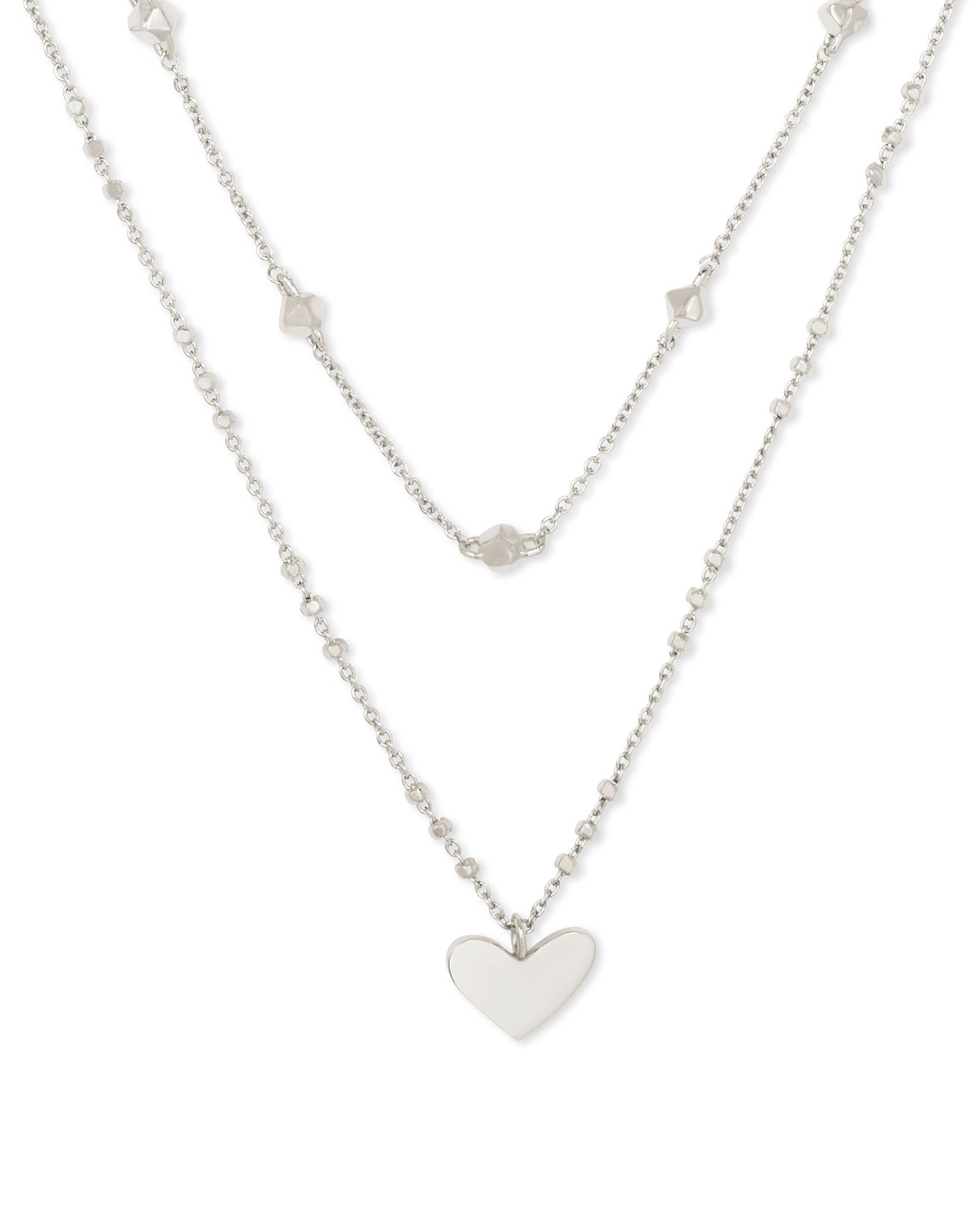 ari-heart-multi-strand-necklace-in-silver-swarovski