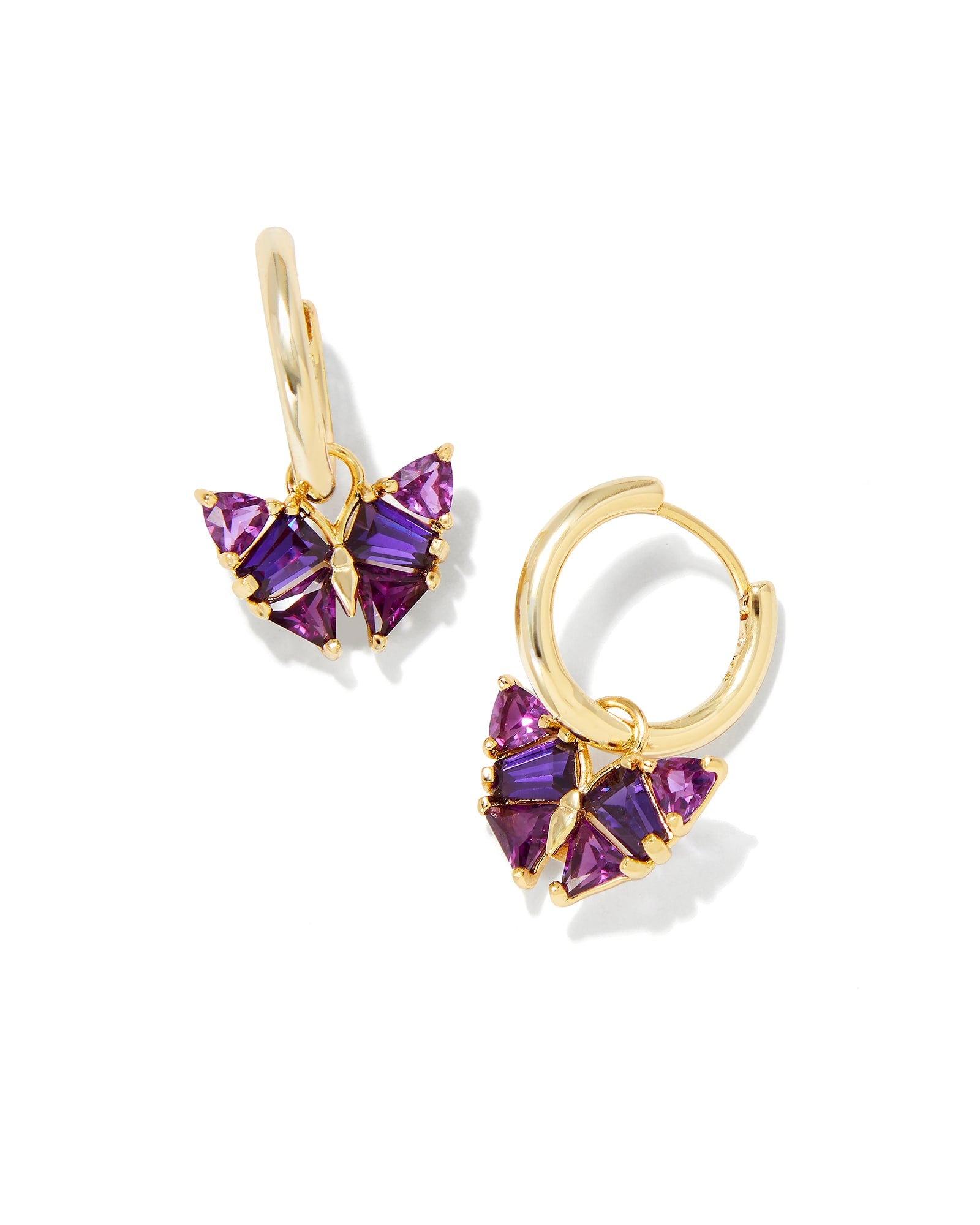 blair-gold-butterfly-huggie-earrings-in-purple-mix-kendra-scott