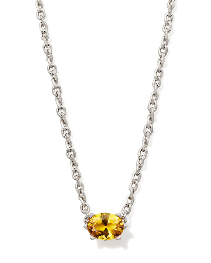cailin-silver-pendant-necklace-in-golden-yellow-crystal-swarovski