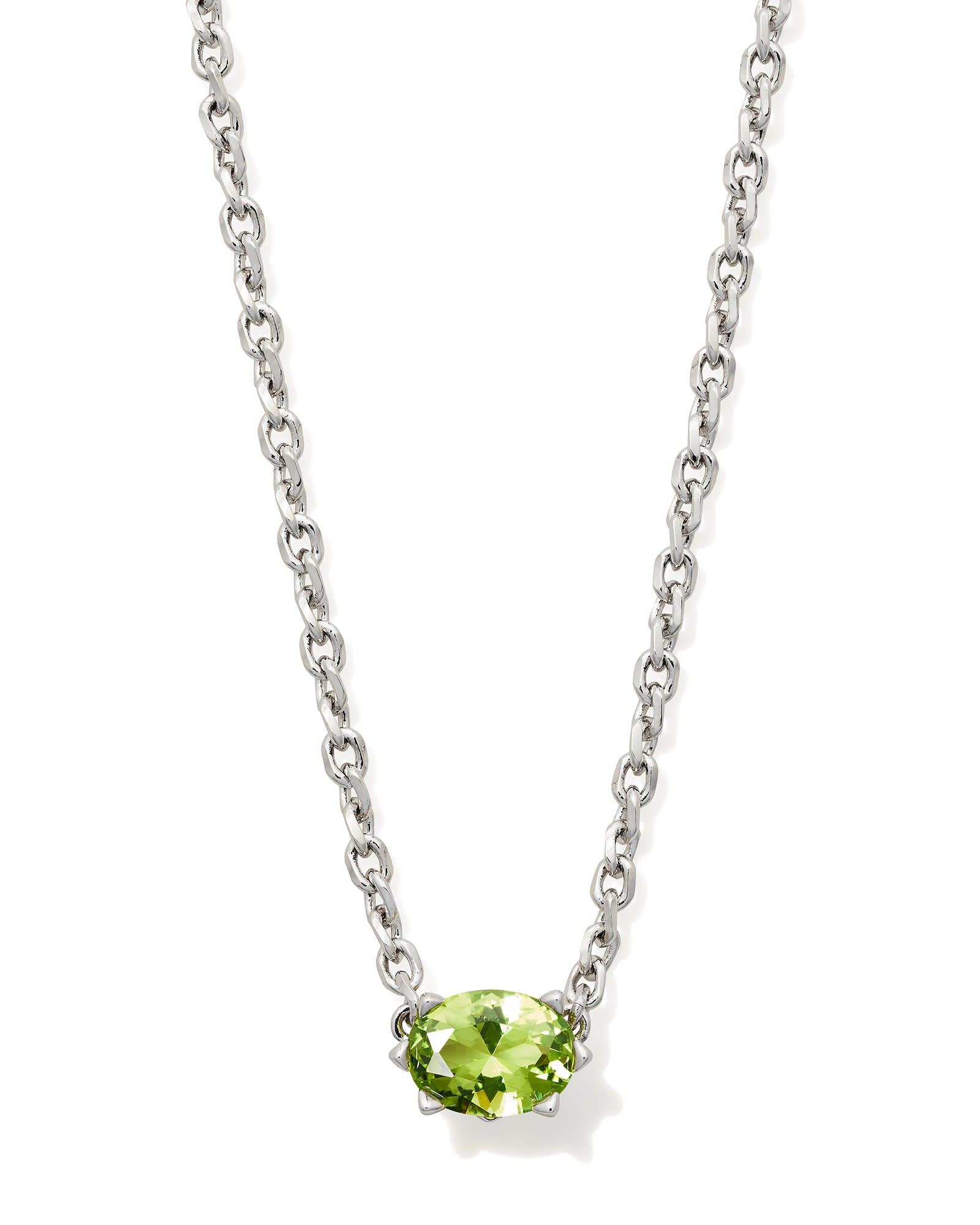 cailin-silver-pendant-necklace-in-green-peridot-crystal-kendra-scott