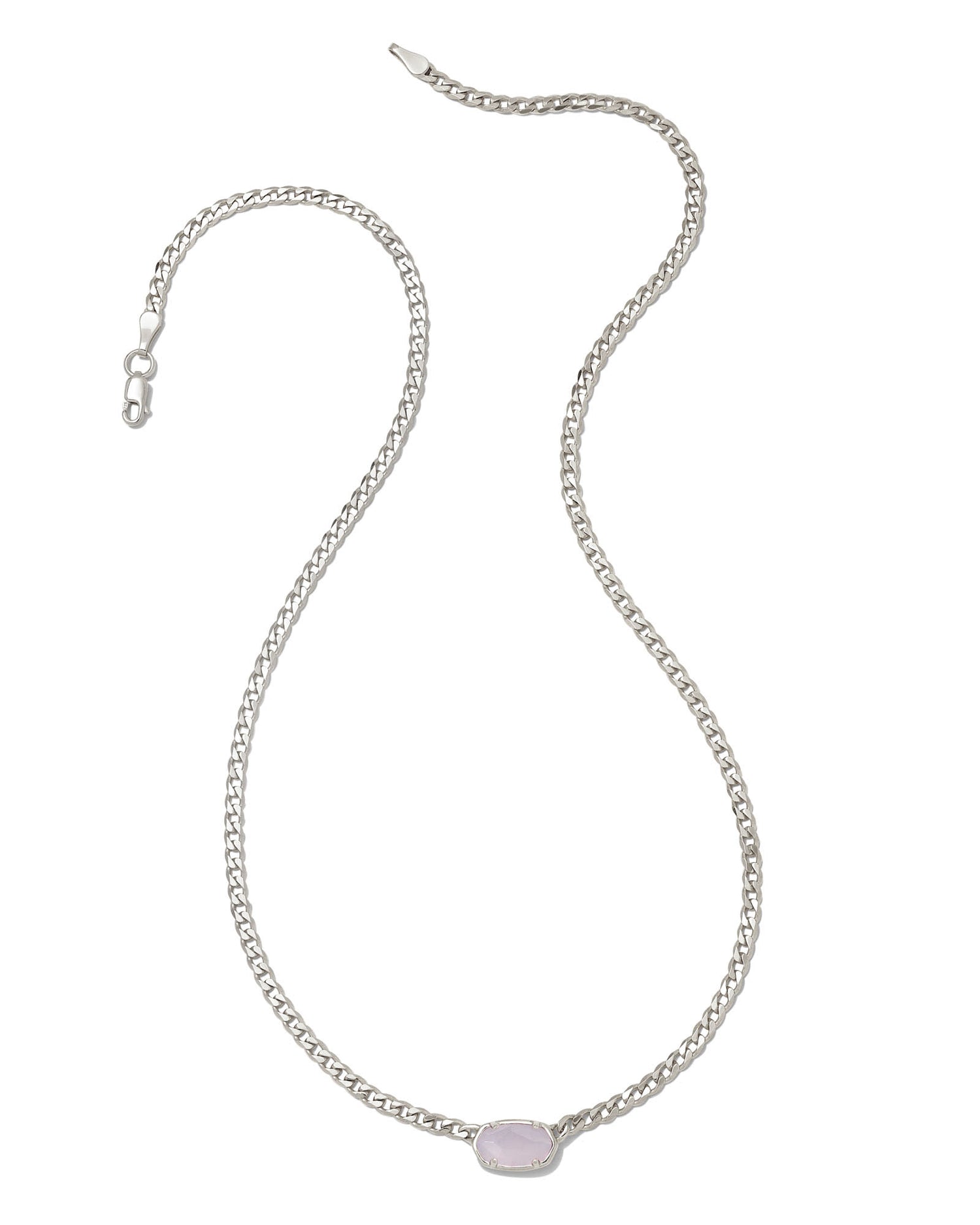 fern-sterling-silver-curb-chain-necklace-in-blue-gray-chalcedony-swarovski