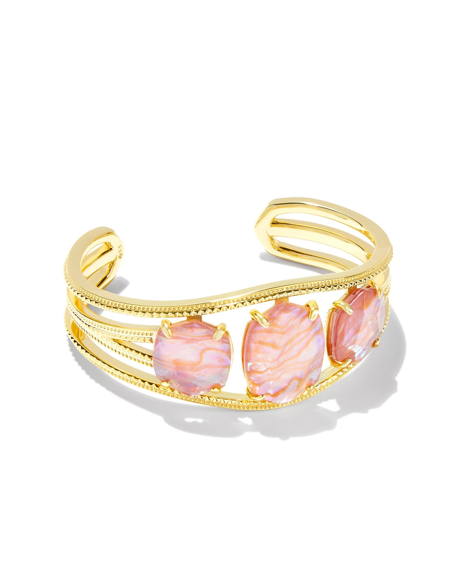 daphne-gold-statement-cuff-in-light-pink-iridescent-abalone-swarovski