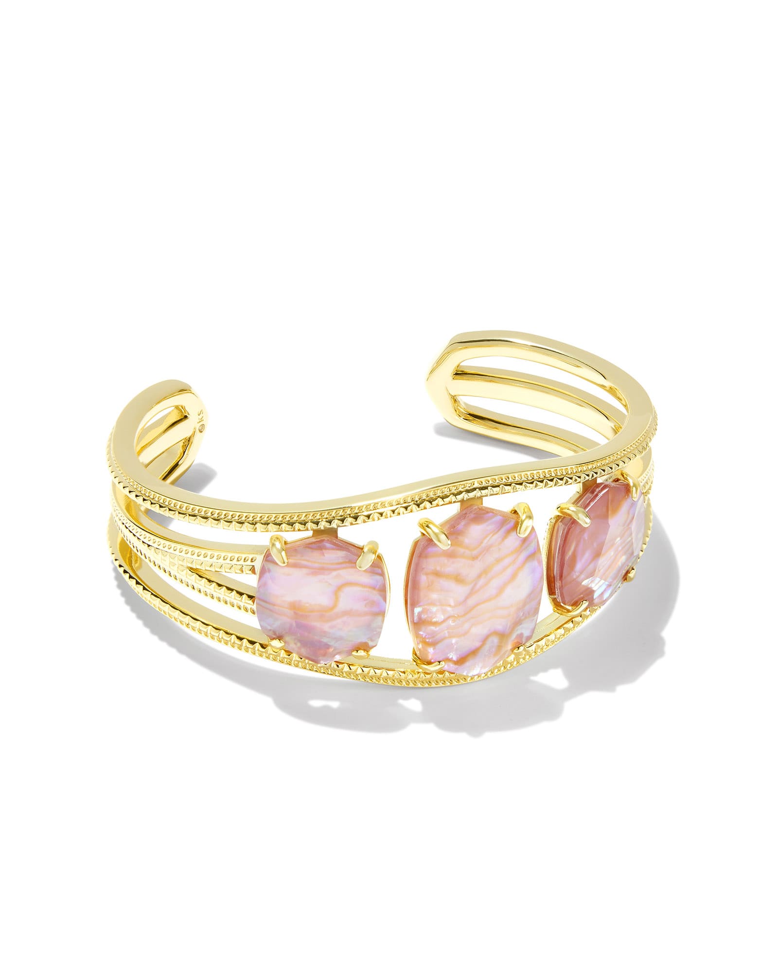 daphne-gold-statement-cuff-in-light-pink-iridescent-abalone-swarovski