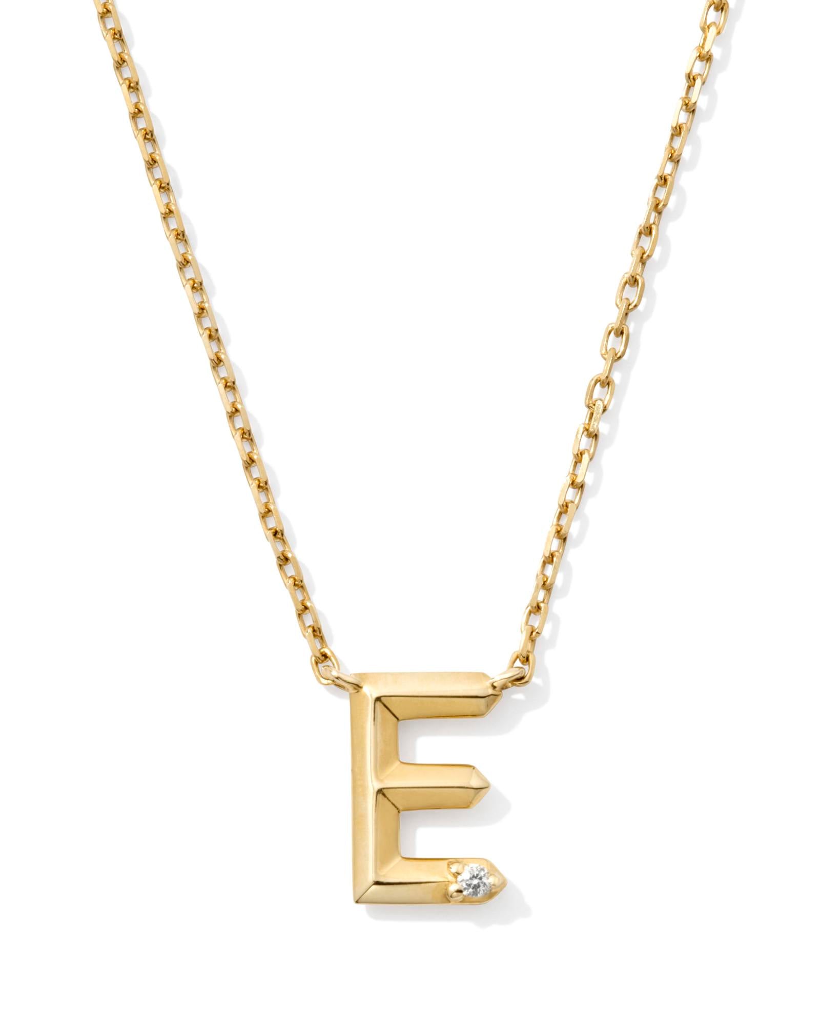 diamond-accent-letter-e-14k-yellow-gold-pendant-necklace-in-white-diamond-swarovski