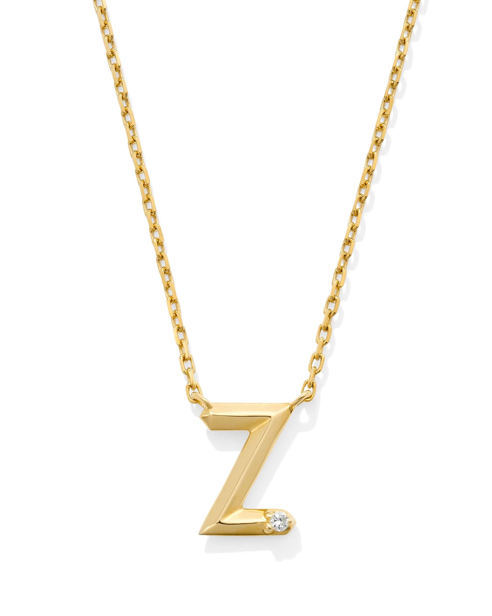 diamond-accent-letter-z-14k-yellow-gold-pendant-necklace-in-white-diamond-swarovski