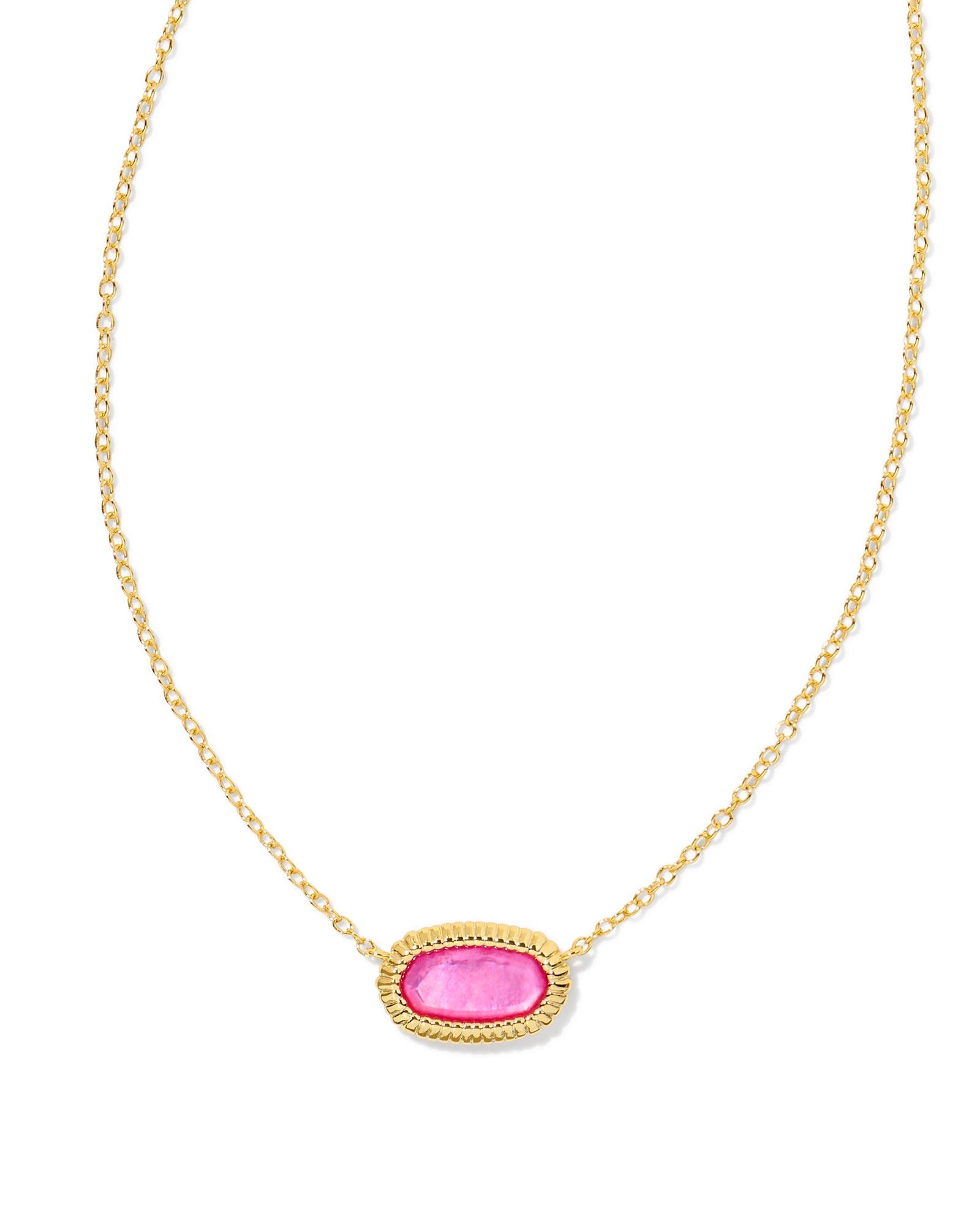 elisa-gold-ridge-frame-short-pendant-necklace-in-azalea-illusion-kendra-scott