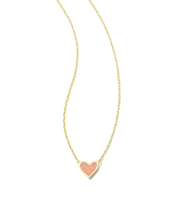 framed-ari-heart-gold-short-pendant-necklace-in-light-pink-drusy-swarovski