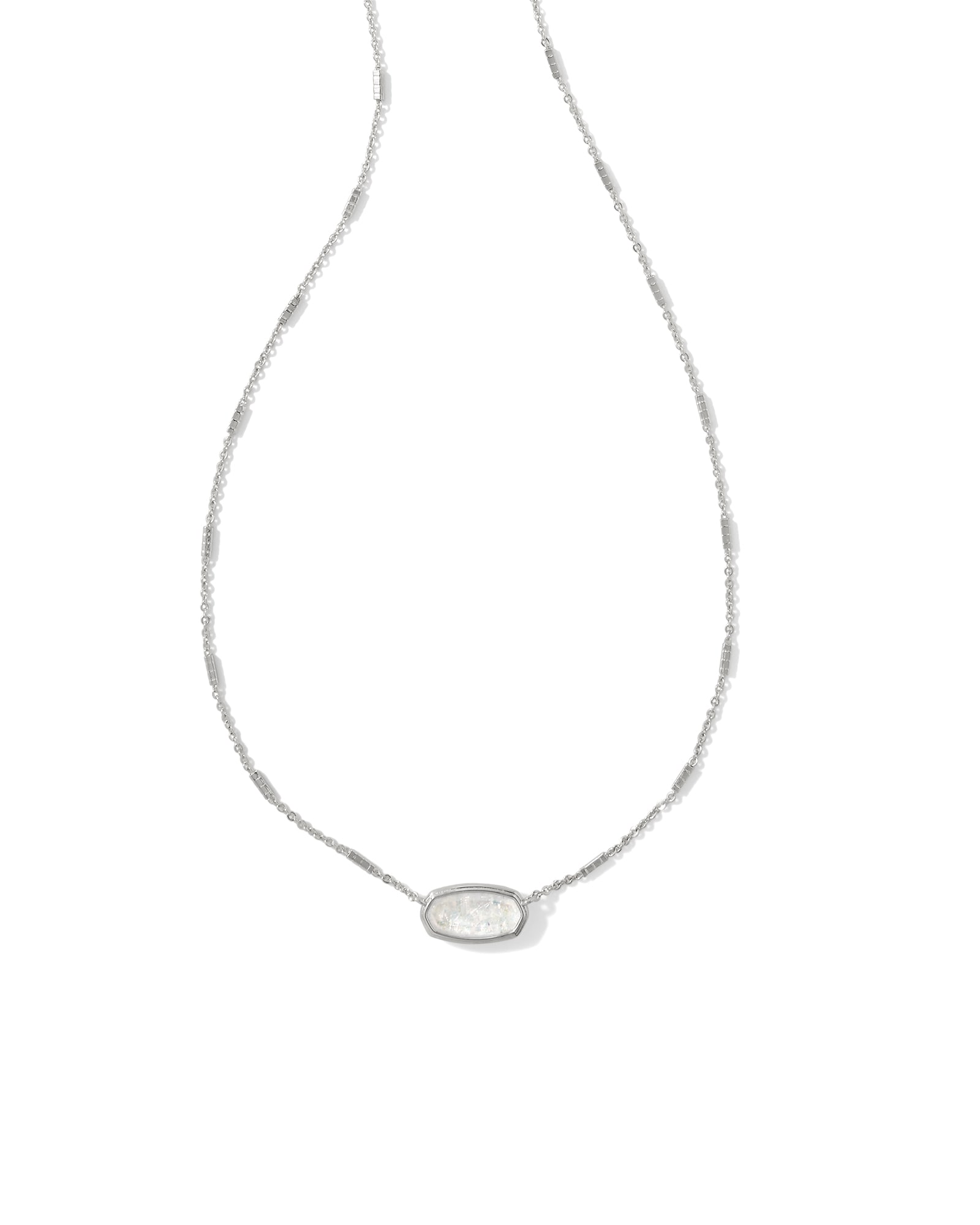 framed-silver-elisa-pendant-necklace-in-white-iridescent-glitter-glass-swarovski