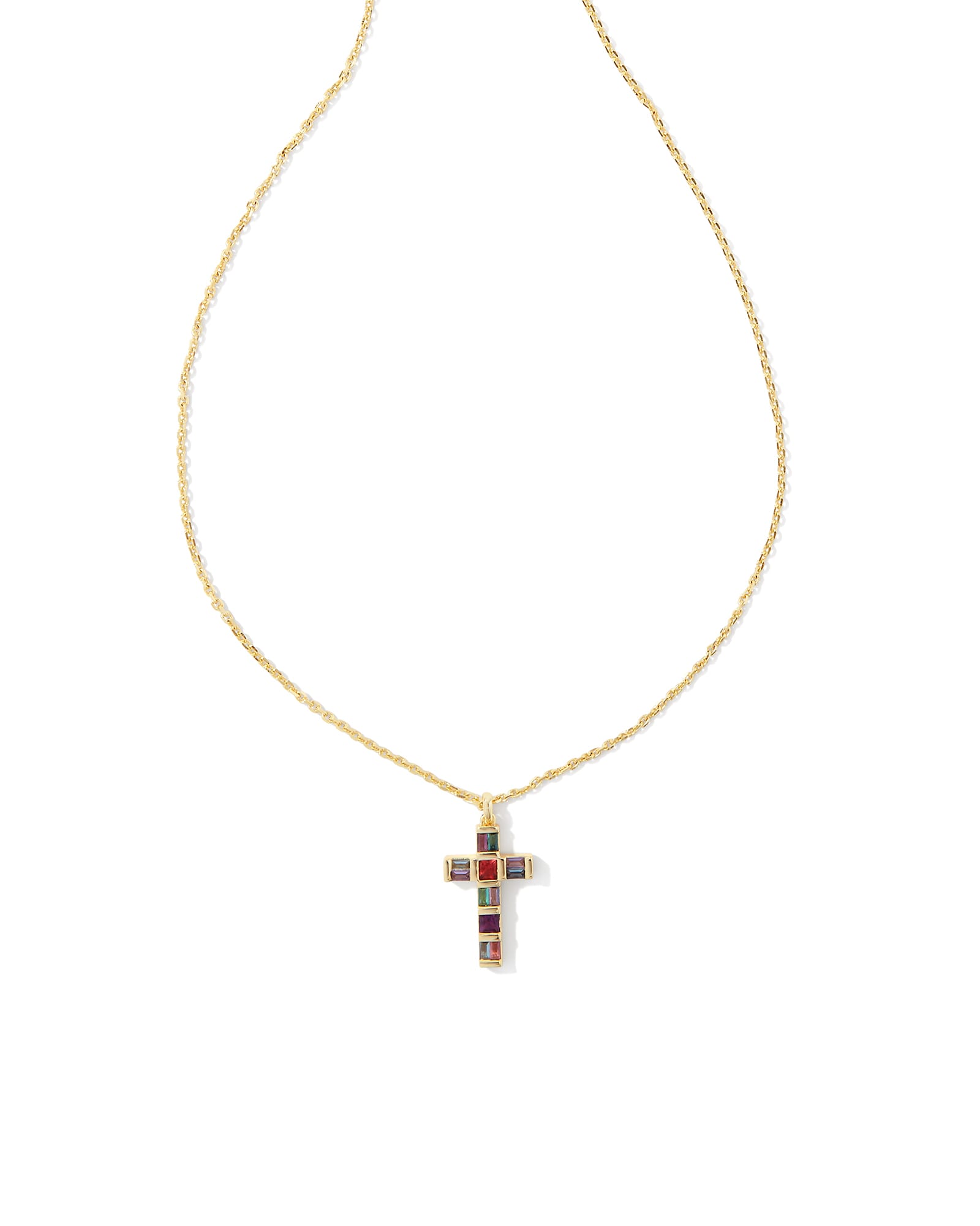 gracie-gold-cross-short-pendant-necklace-in-multi-mix-swarovski