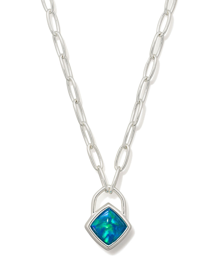 greer-sterling-silver-paperclip-pendant-necklace-in-teal-swarovski