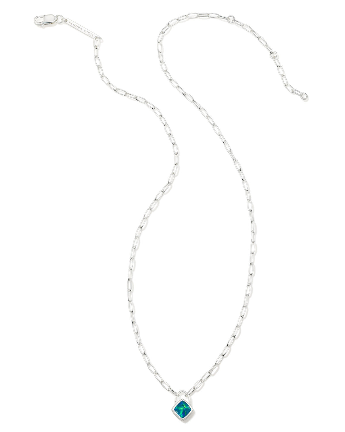 greer-sterling-silver-paperclip-pendant-necklace-in-teal-swarovski