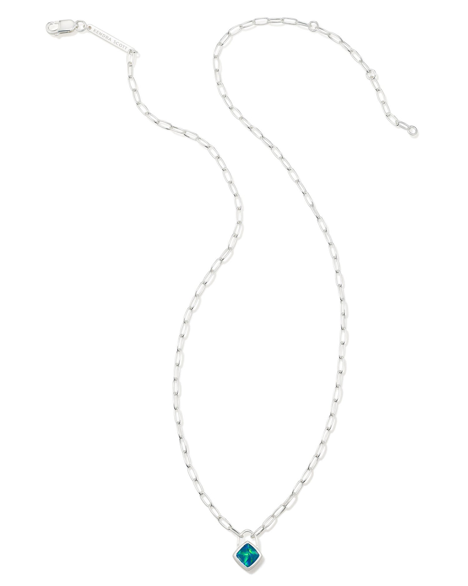 greer-sterling-silver-paperclip-pendant-necklace-in-teal-swarovski