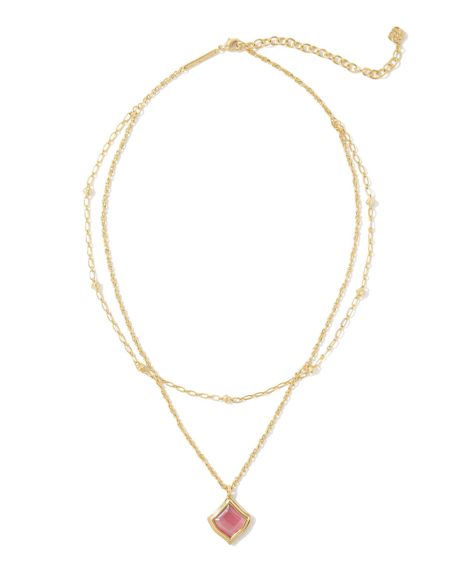 kacey-gold-multi-strand-necklace-in-pink-cats-eye-swarovski