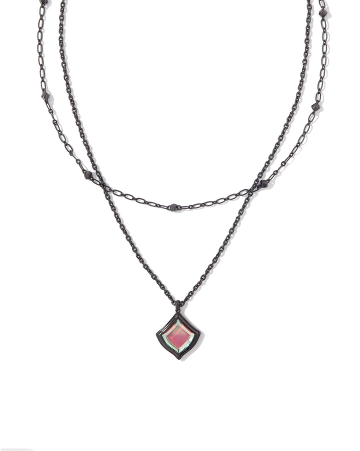 kacey-gunmetal-multi-strand-necklace-in-gray-swarovski