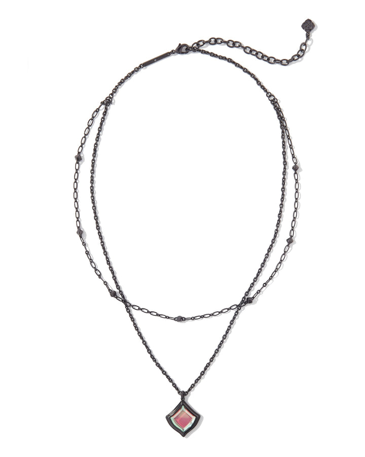 kacey-gunmetal-multi-strand-necklace-in-gray-swarovski