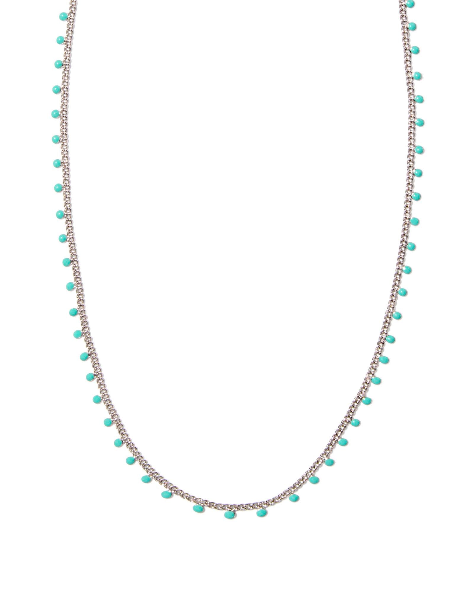 kelsey-silver-strand-necklace-in-turquoise-enamel-swarovski