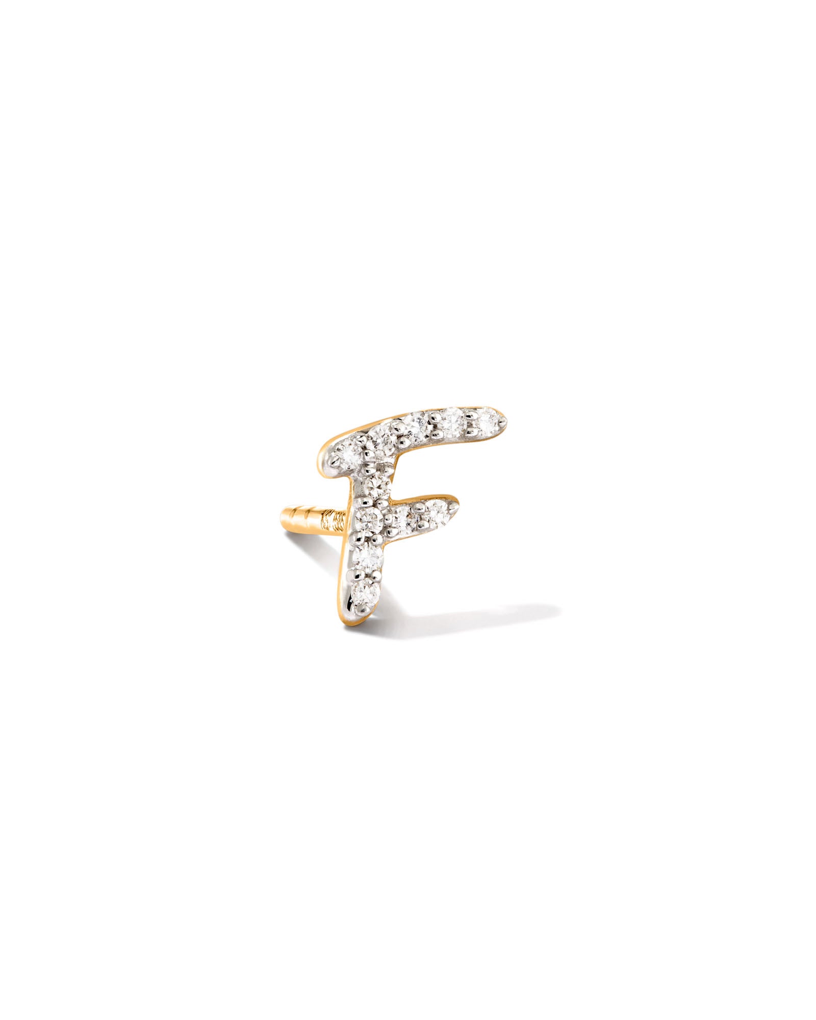 letter-f-14k-yellow-gold-single-stud-earring-in-white-diamond