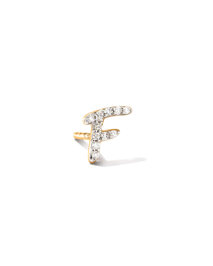 letter-f-14k-yellow-gold-single-stud-earring-in-white-diamond