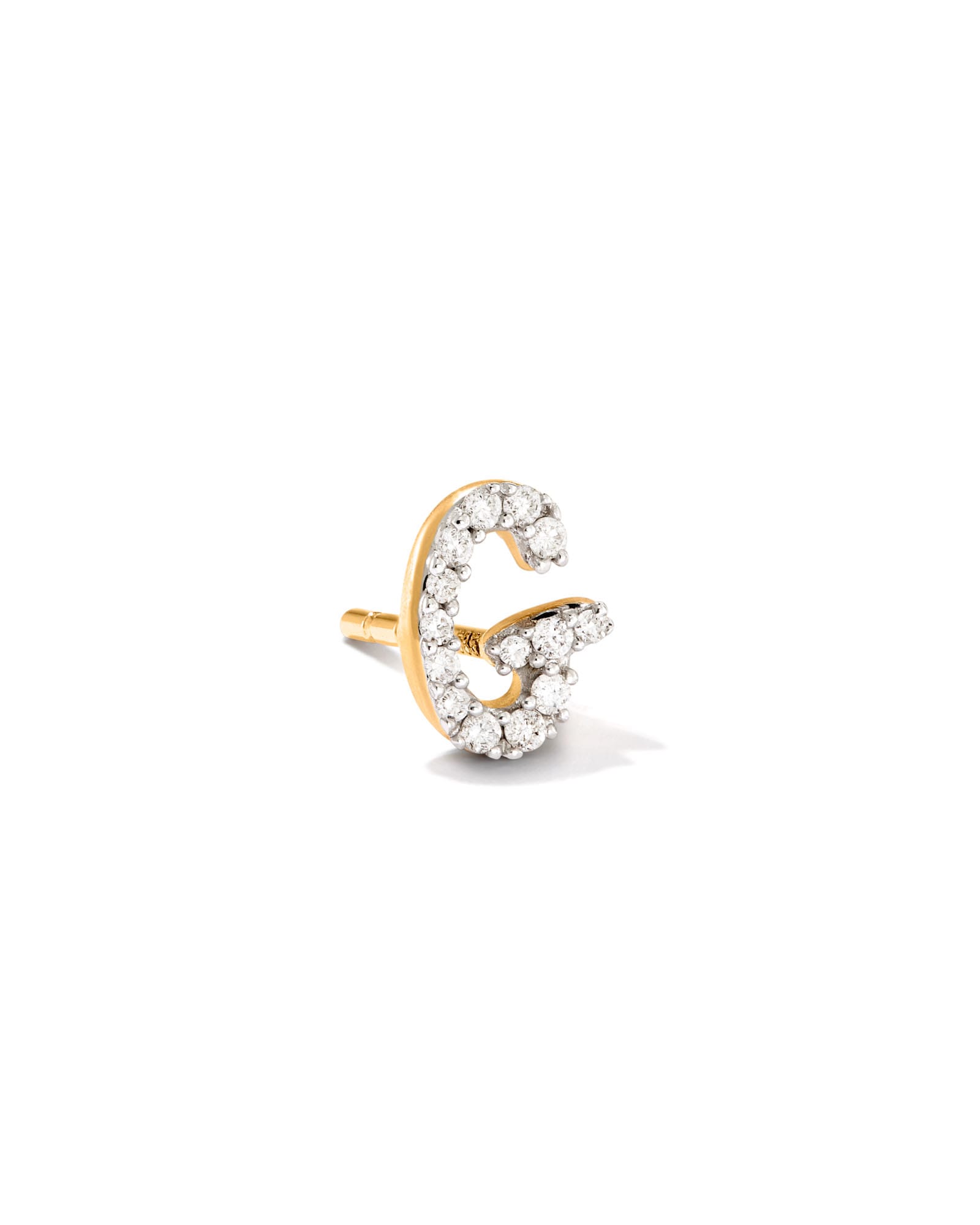 letter-g-14k-yellow-gold-single-stud-earring-in-white-diamond