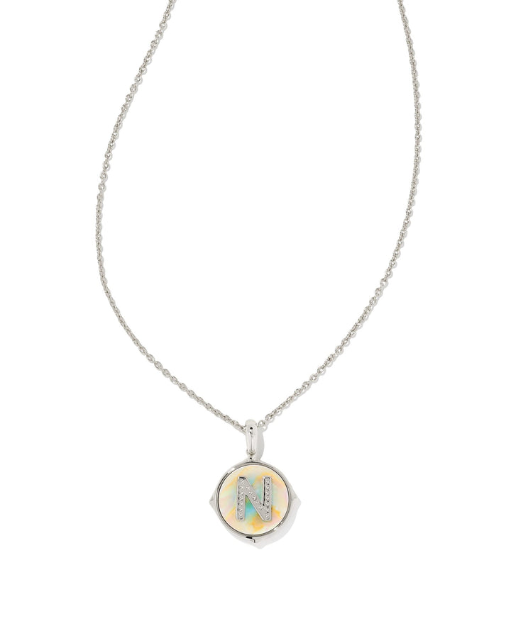 letter-n-silver-disc-reversible-pendant-necklace-in-iridescent-abalone-swarovski