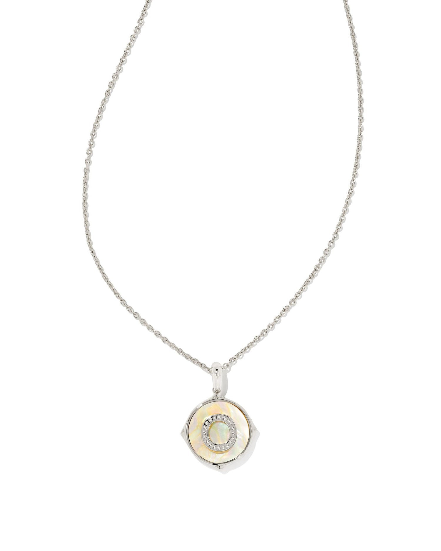 letter-o-silver-disc-reversible-pendant-necklace-in-iridescent-abalone-swarovski