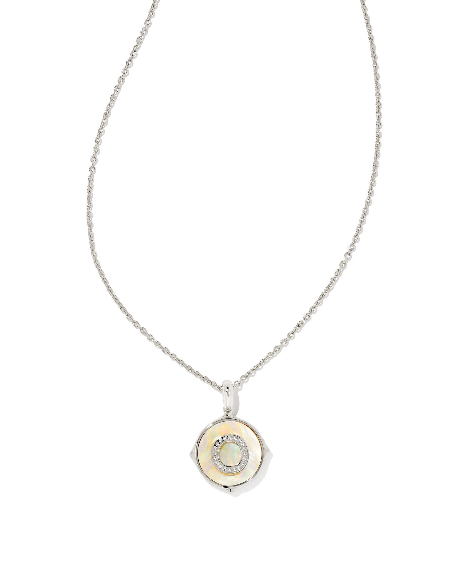letter-o-silver-disc-reversible-pendant-necklace-in-iridescent-abalone-swarovski