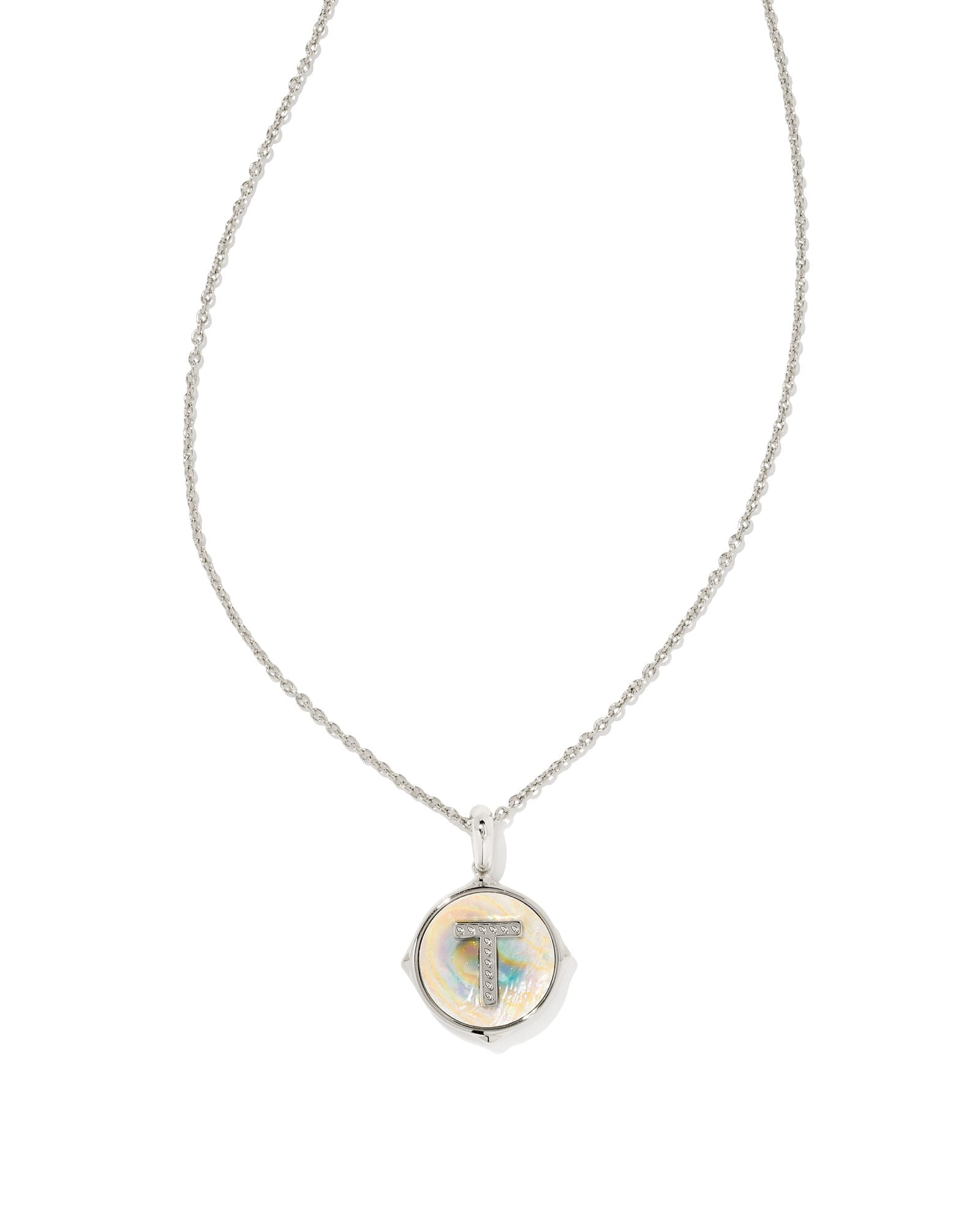 letter-t-silver-disc-reversible-pendant-necklace-in-iridescent-abalone-swarovski