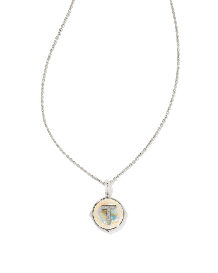 letter-t-silver-disc-reversible-pendant-necklace-in-iridescent-abalone-swarovski