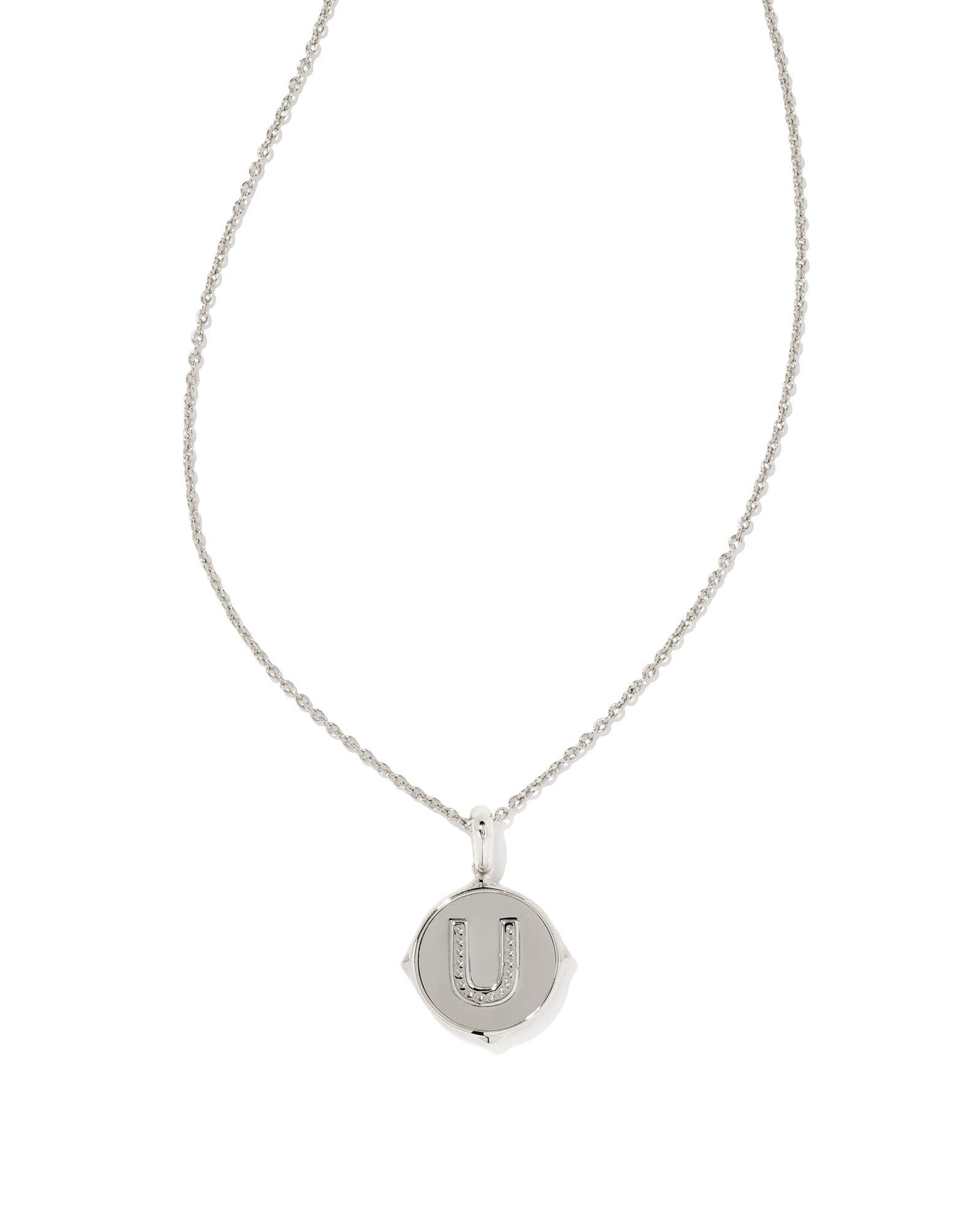 letter-u-silver-disc-reversible-pendant-necklace-in-iridescent-abalone-swarovski