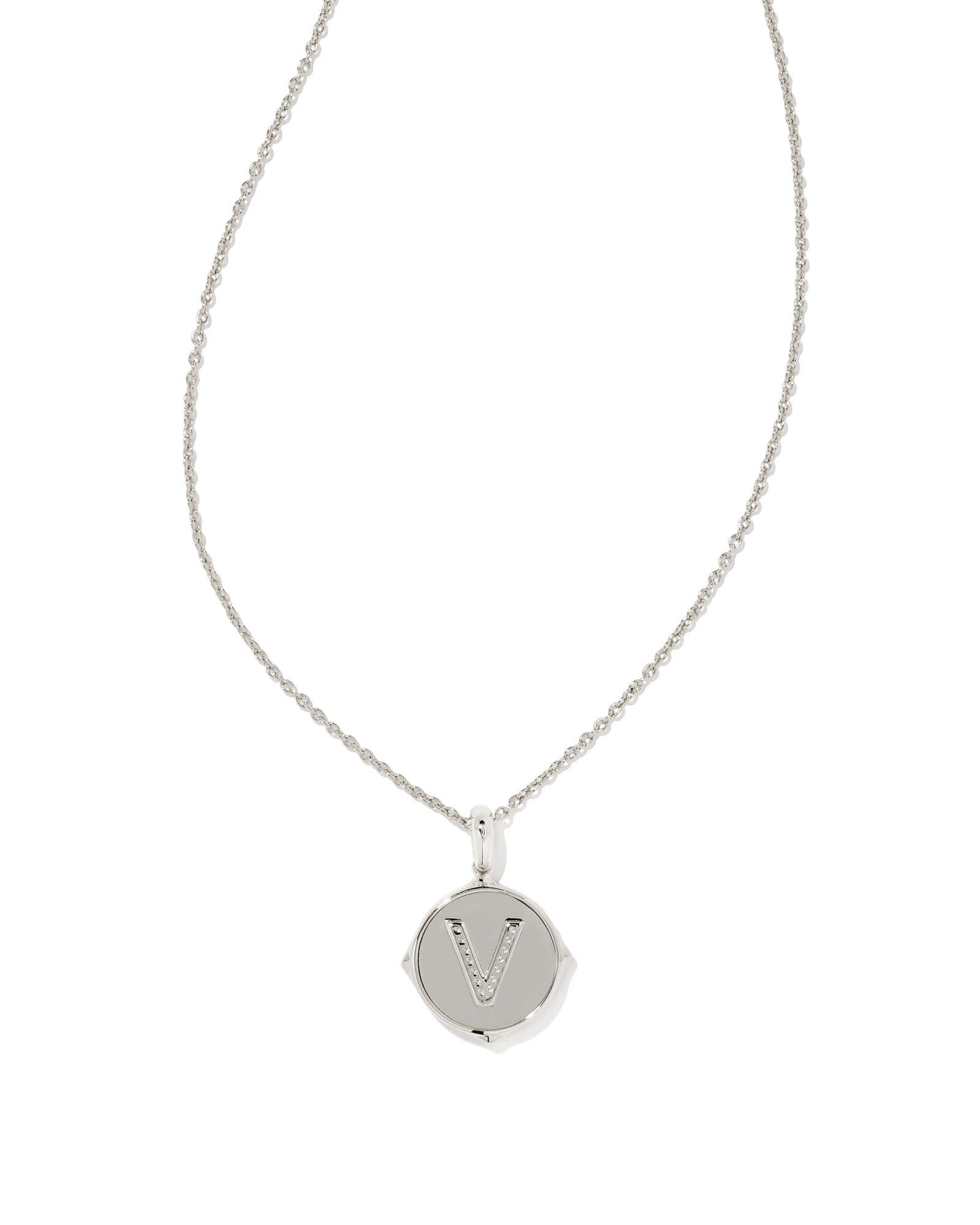 letter-v-silver-disc-reversible-pendant-necklace-in-iridescent-abalone-swarovski