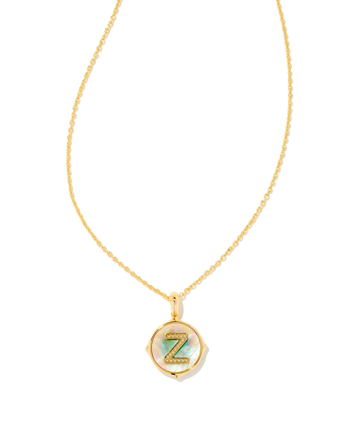 letter-z-gold-disc-reversible-pendant-necklace-in-iridescent-swarovski
