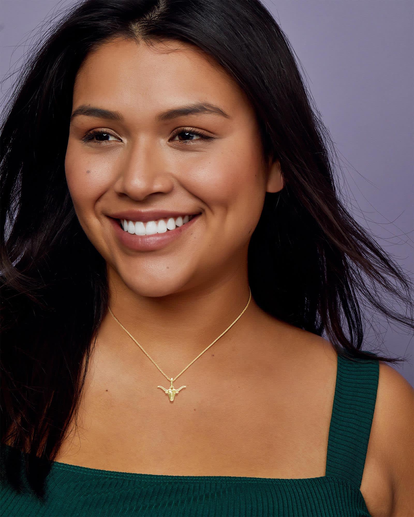 longhorn-charm-in-18k-gold-vermeil-swarovski