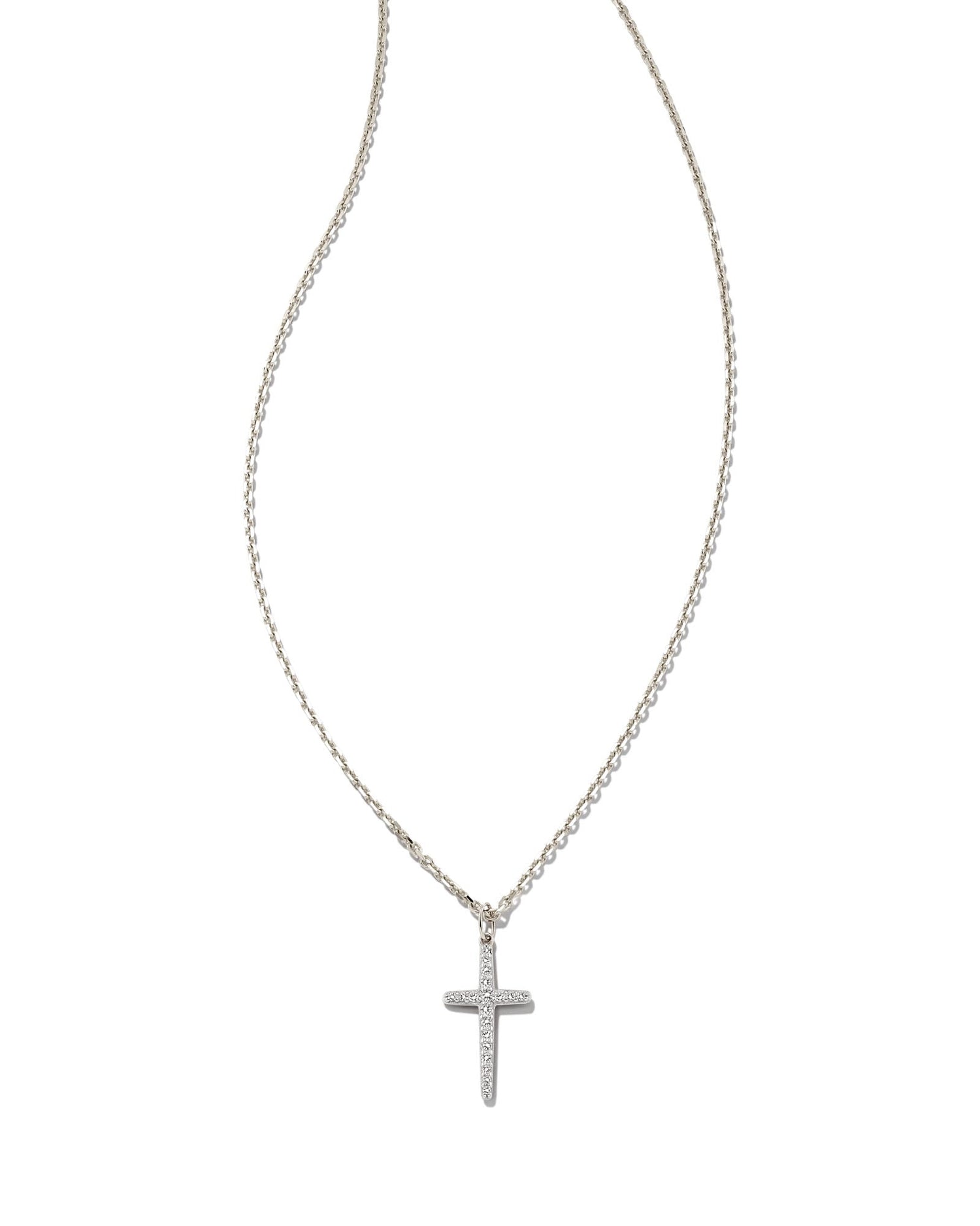 medium-cross-14k-white-gold-pendant-necklace-in-white-diamond