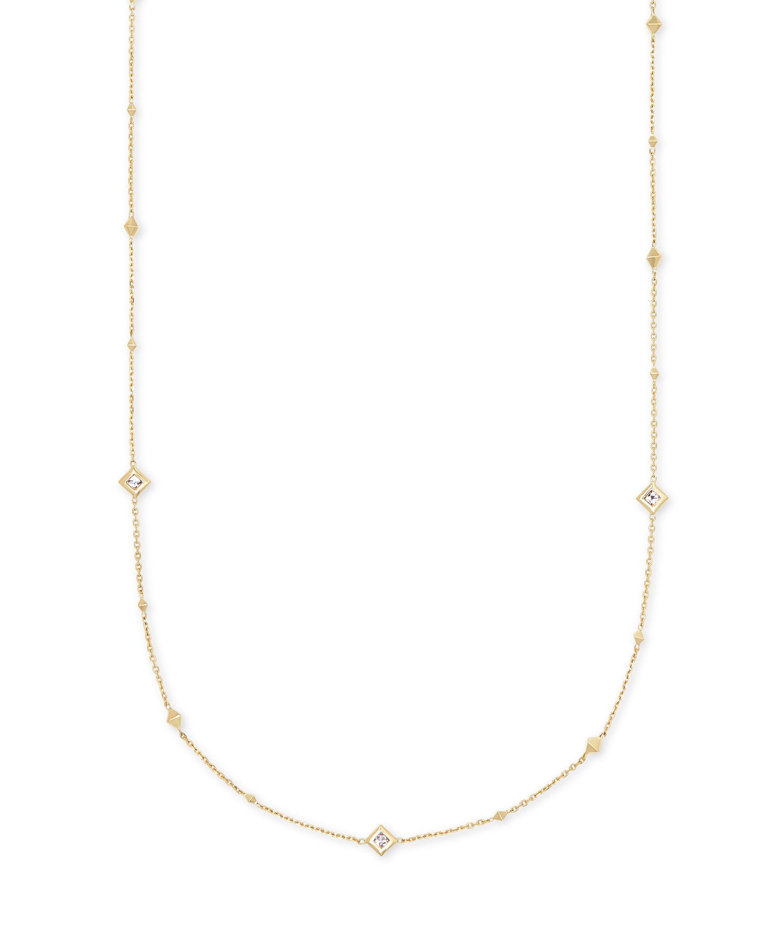 michelle-14k-yellow-gold-strand-necklace-in-white-diamond-swarovski