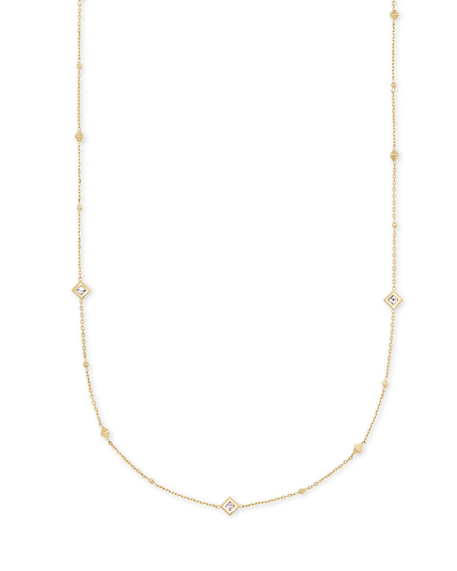 michelle-14k-yellow-gold-strand-necklace-in-white-diamond-swarovski