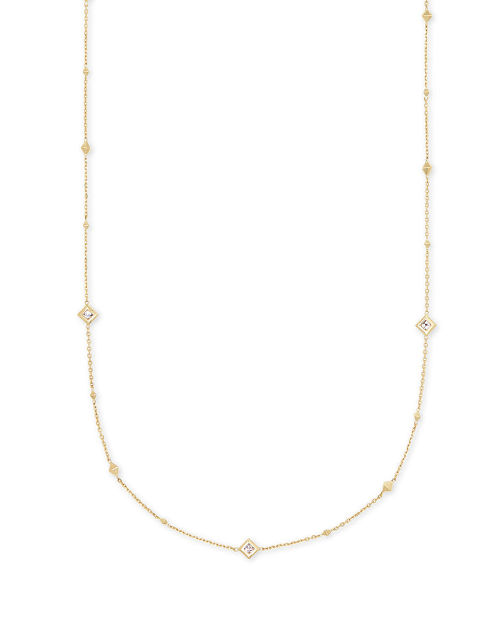 michelle-14k-yellow-gold-strand-necklace-in-white-diamond-swarovski
