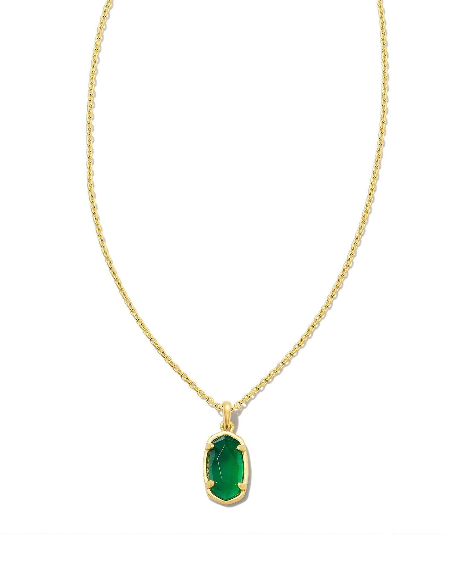mommy-and-me-18k-gold-vermeil-adult-stone-fern-short-pendant-necklace-in-green-swarovski