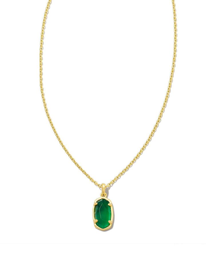 mommy-and-me-18k-gold-vermeil-adult-stone-fern-short-pendant-necklace-in-green-swarovski